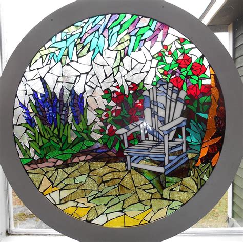 Mosaic Stained Glass A Place To Reflect Glass Art By