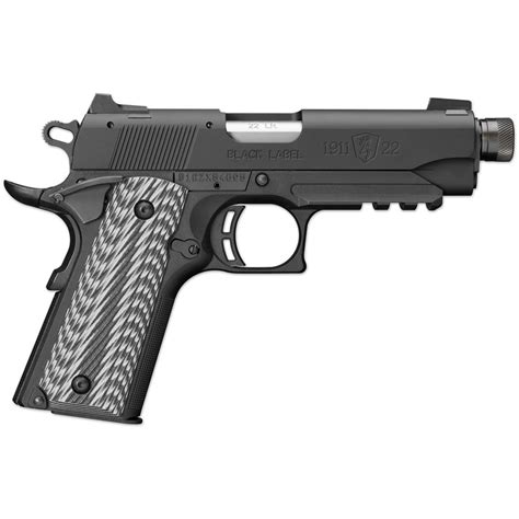 browning  black label compact semi automatic lr  threaded barrel  rounds