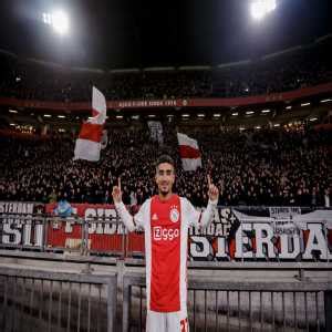 naci uenuevar   youngest  ajax player  score   debut troll football