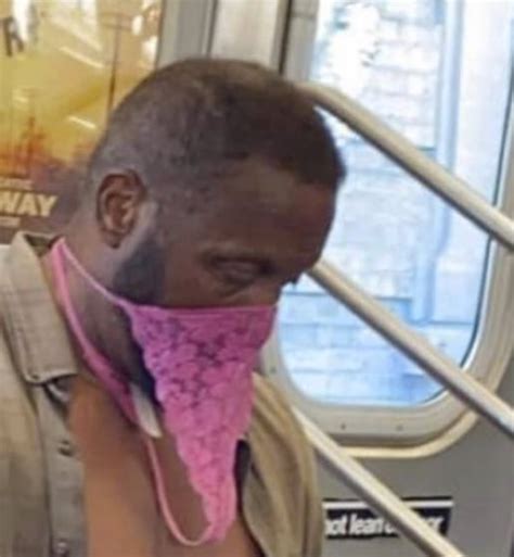 man dons womens underwear   face mask  spirit airlines flight