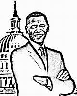 Obama Coloring Pages Barack Printable Michelle President Kids Loan Worksheets Color Clipart Getcolorings Preschoolers History Activities Fullsize 1200 Library Gq sketch template