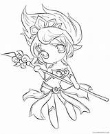 Chibi Coloring4free 2021 Coloring Printable Anime Pages Janna Related Posts sketch template
