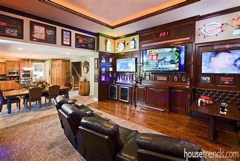 tvs complete  sports themed room home theaters