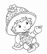 Coloring Strawberry Shortcake Pages Color Print Kids Children sketch template