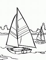 Sailboat Adult Walks Coloringhome sketch template