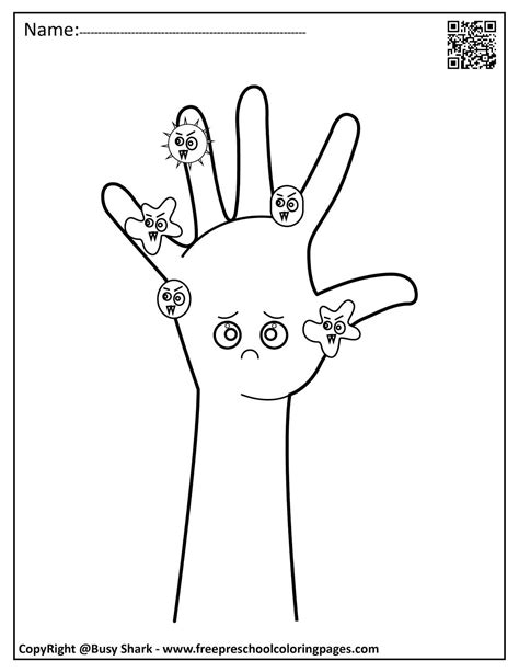 germ coloring pages  kindergarten coloring pages