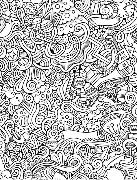 printable holiday adult coloring pages