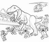 Jurassic Coloring Pages Lego Printable Kids sketch template