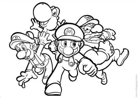 mario coloring pages themes  apps  kids