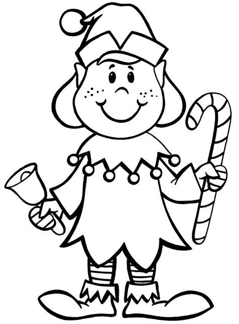christmas elf coloring pages coloring home