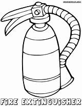 Fire Extinguisher Coloring Pages Sketch Paintingvalley sketch template