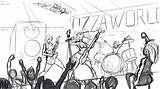 Concert Drawing Paintingvalley Line Drawings sketch template