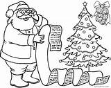 Santa Coloring Claus Pages Town Coming Elf Hat Printable Drawing Kids Getdrawings Getcolorings Color Colorings sketch template