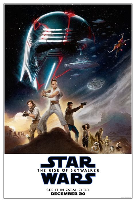 nuevo poster de star wars el ascenso de skywalker muestra  luke  leia