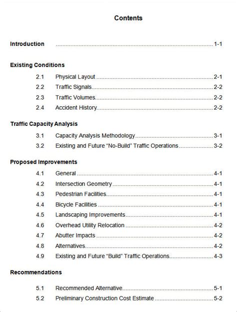 table contents  dissertation