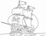Statek Piracki Dzieci Kolorowanka Ausmalbilder Druku Piraten Piraci Piratenschiffe Cool2bkids Drukowanka Drukowania Pokoloruj sketch template