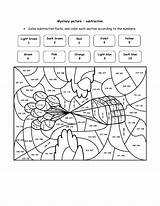 Worksheets Math Multiplication Puzzles Coloring Puzzle Worksheet Color Activities Maths Balloons Floating Grade Mystery Pages Learn Site Riddles Mathematics Numbers sketch template