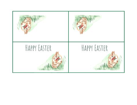 easter place card printable cooking  cottage