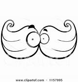 Mustache Coloring Cartoon Face Moustache Character Pages Clipart Thoman Cory Funny Color Outlined Vector Getdrawings Print Small Getcolorings Printable sketch template