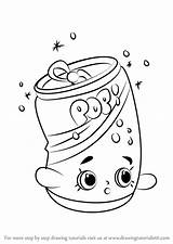 Soda Shopkins Draw Coloring Pages Pops Step Drawing Pop Para Drawingtutorials101 Printable Shopkin Colouring Drawings Cute Colorear Bottle Head Tutorials sketch template