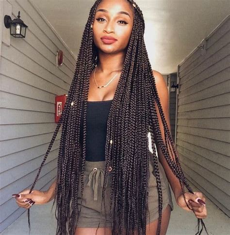 22 Unbeatable Long Box Braids To Explore Hairstylecamp