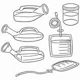 Urine Clip Illustrations Vector Bag Urinal sketch template