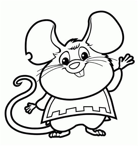 mouse coloring pages coloring home