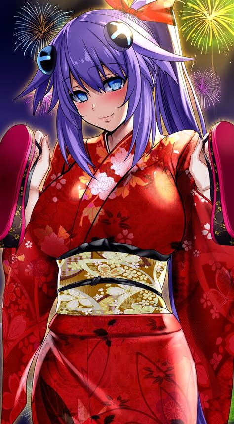 Nyamota Noraneko Koubou Choujigen Game Neptune Purple Heart Kimono