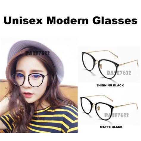unisex korean modern style frame eyewear glasses lens spec 2121 1