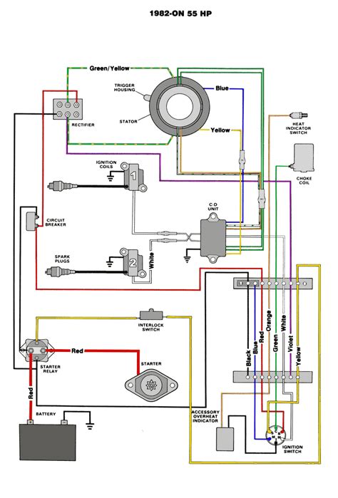 mariner outboard engine wiring diagram