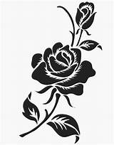 Tribal Rose Flower Tattoo Designs Stencils Silhouette Drawing Vector Tattoos Drawings Shutterstock sketch template