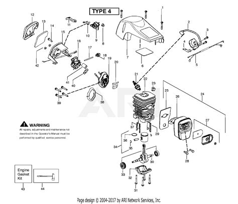 poulan ppavx   parts diagram  engine