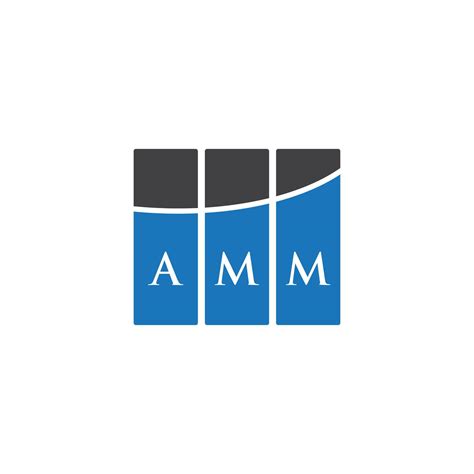 amm letter logo design  black background amm creative initials letter logo concept amm