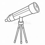 Telescope sketch template