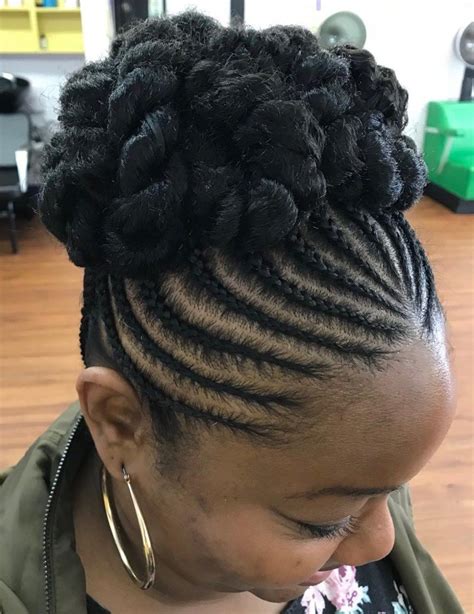 small cornrows natural hair fatoufindley