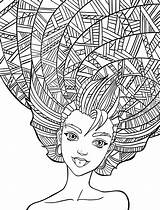 Coloring Pages Adult Crazy Adults Books Choose Board People Mandala sketch template