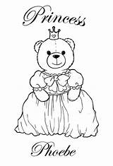 Phoebe Princess Coloring Pages Georgia Name Bears Enjoy Ll Than These If sketch template