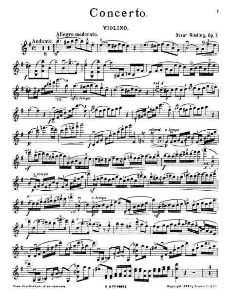 violin concerto op 7 rieding oskar imslp free sheet