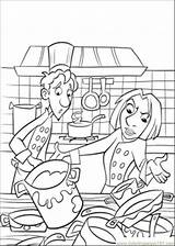 Coloring Pages Dirty Ratatouille Kitchen Printable Cartoons Color Popular sketch template