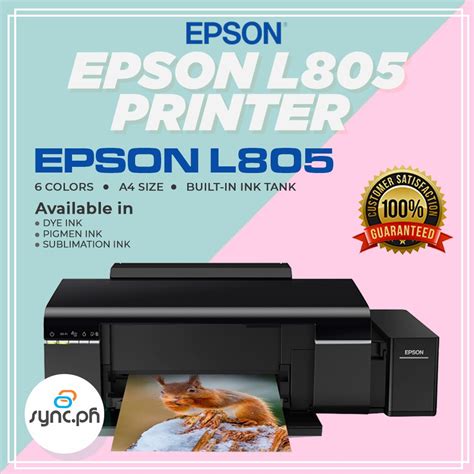 epson l805 printer 6 colors shopee philippines