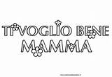 Mamma Colorare Scritta Bene Voglio Bambinievacanze Disegno Cuore Mammaebambini Anningare Vittorio sketch template
