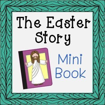 freebie  easter story mini book told simply  young learners