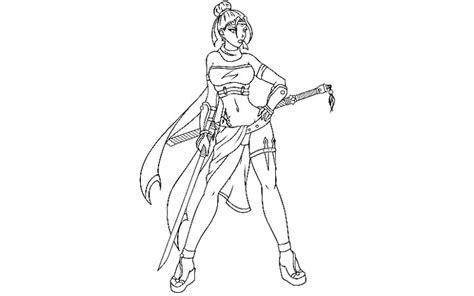 anime coloring pages ninja coloring  drawing