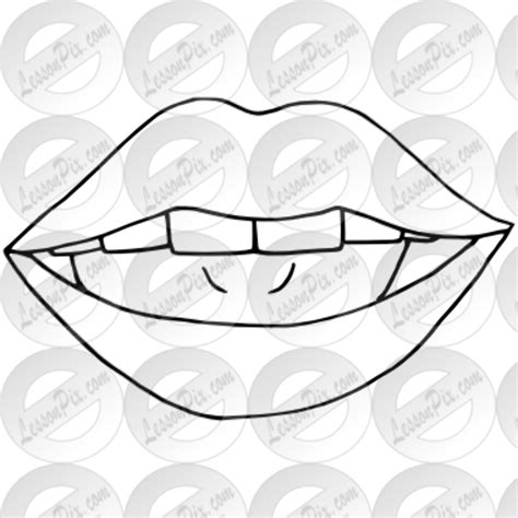 high quality mouth clipart outline transparent png images