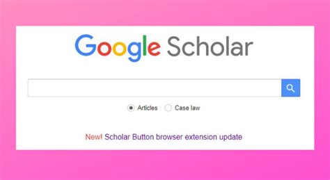 google scholar button browser extension update  news blog