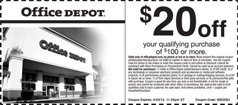 save   office depot coupon home depot coupons printable