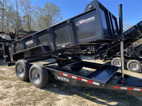 watchdog  spreader dump trailer stringers trailer sales cargo dump flatbed