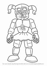 Circus Freddy sketch template