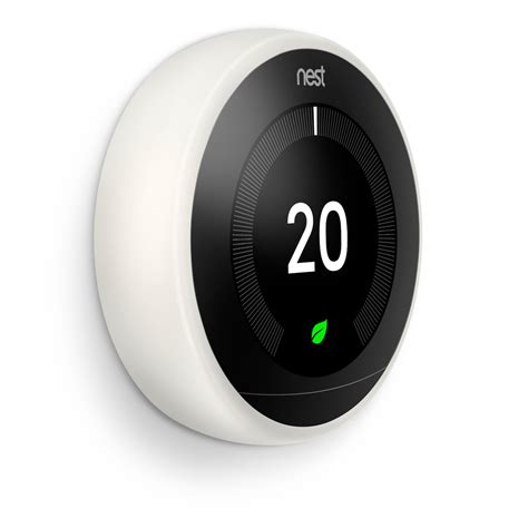 nest learning thermostat  generation white  green products