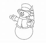 Neve Albero Pupazzo Neige Bonhomme Arbre Ninot Personnages Pintar Dibuix Acolore Dibuixos sketch template